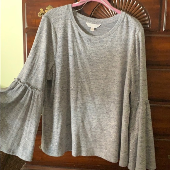 LC Lauren Conrad Tops - Long bell sleeve soft blouse